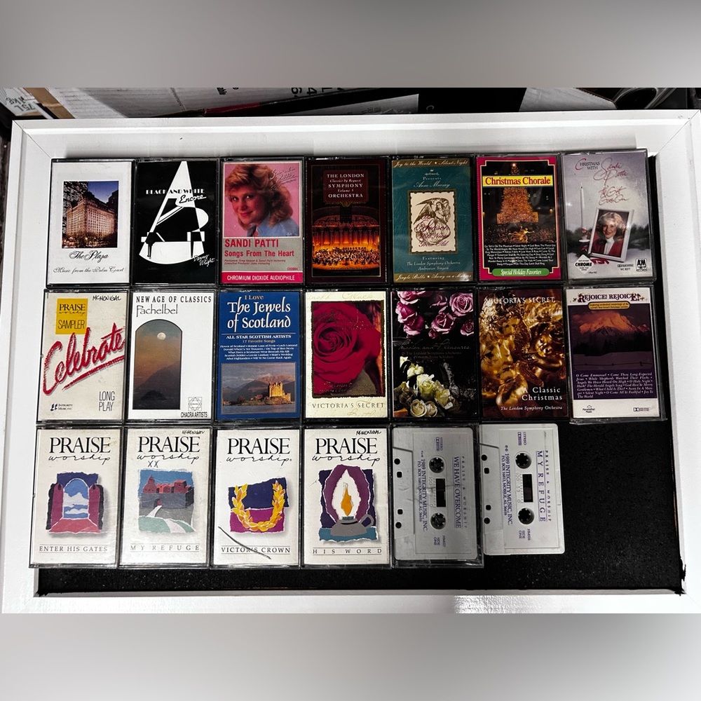 Random Music and self help Cassettes, What you see here is what you get,